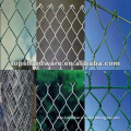 black vinyl coated chain link fence